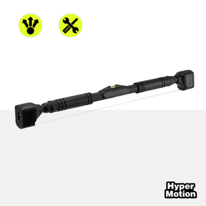 Barra per trazioni regolabile HyperMotion 74-100 cm, 200 kg, nera