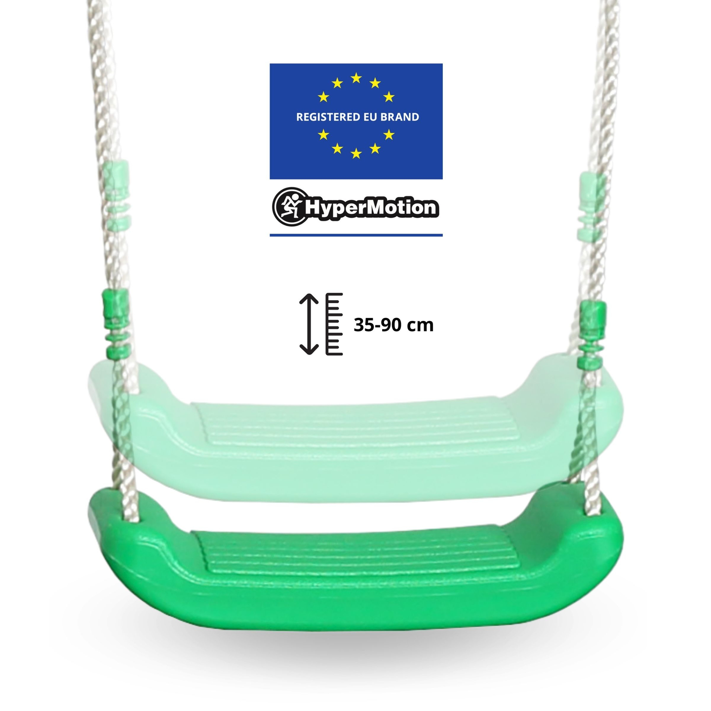 Altalena da giardino XXL in acciaio - 2 sedili, scala, trapezio ginnico