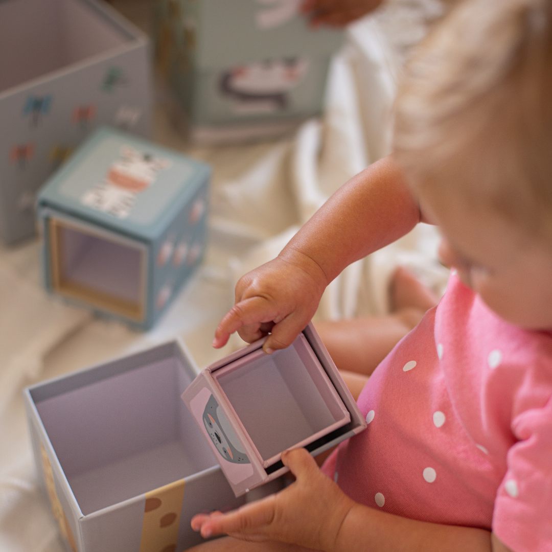 Torre dei puzzle per bambini 10 pezzi - numeri e animali