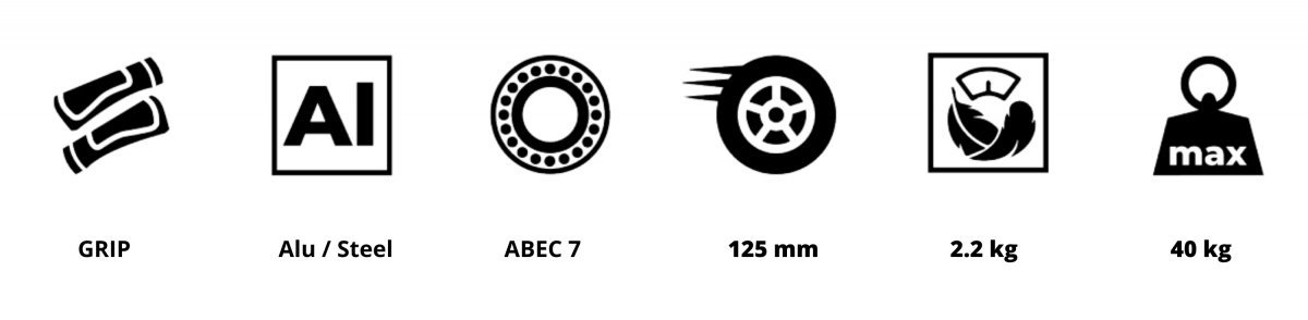 Monopattino a due ruote WILLY 3-8 anni da HyperMotion - nuovo di zecca