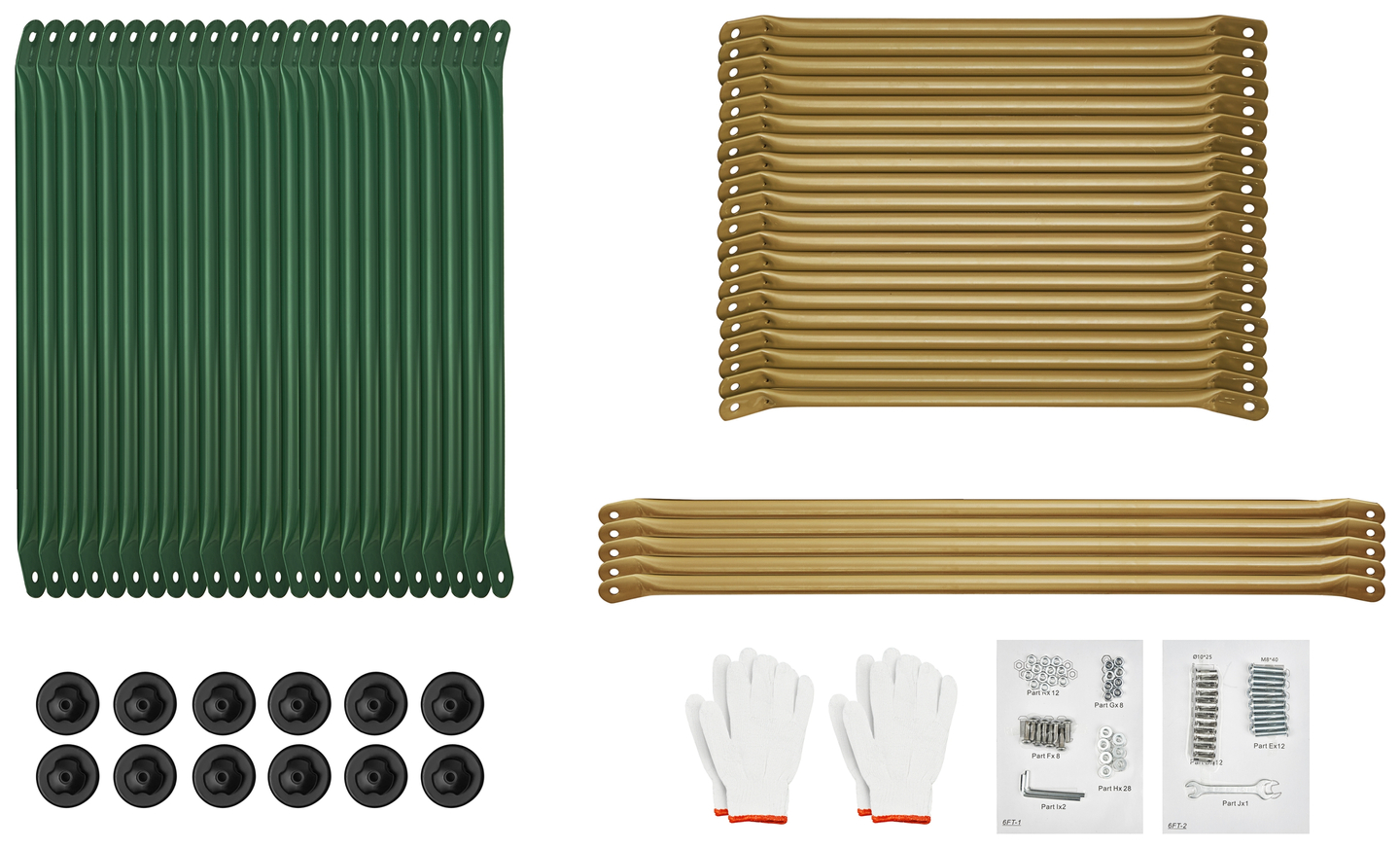 Cupola di arrampicata per bambini HyperMotion XL, geodome, parco giochi da giardino, diametro: 1,8 m