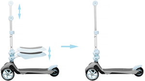 Triciclo di equilibrio HyperMotion 3in1 - blu