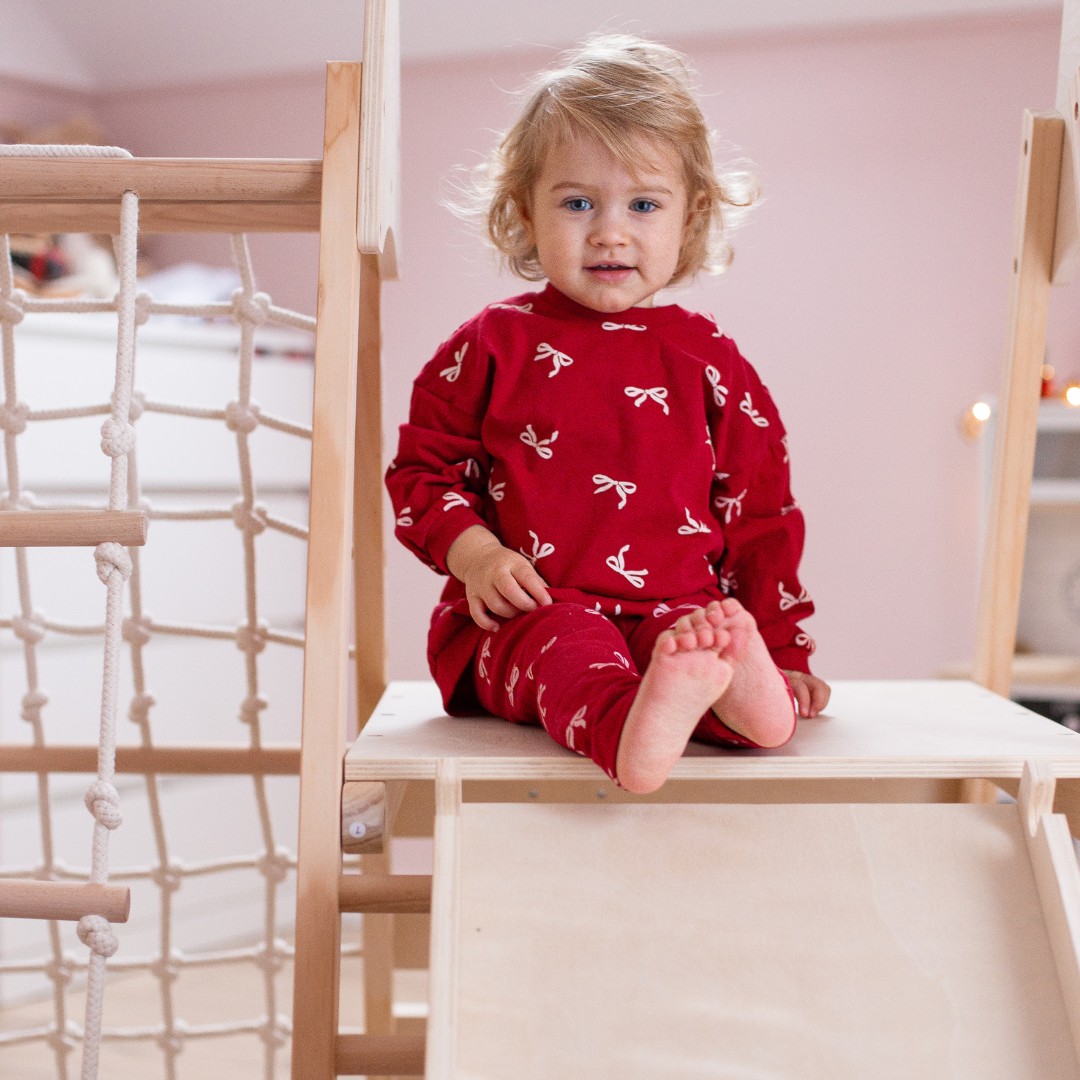 Parco giochi in legno XL 5in1