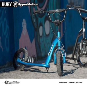Monopattino HyperMotion RUBY 12 (ruote gonfiabili da 30 cm) - Blu