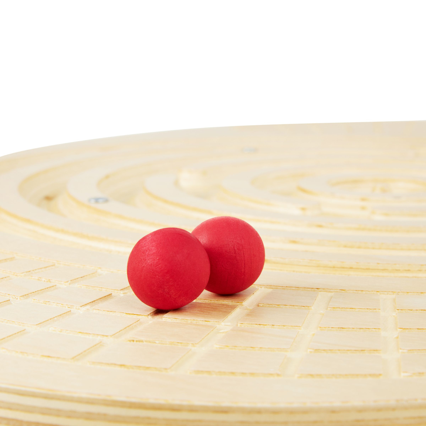Tavola di equilibrio in legno con labirinto e palline - dondolo di equilibrio