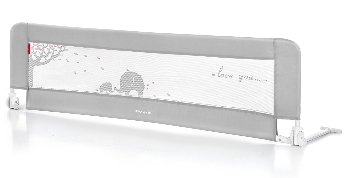 Barriera di sicurezza per il letto - Binario per il letto - Grigio