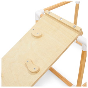 Grande parco giochi domestico XXL in legno - scivolo, scala, parete d'arrampicata, cubi per arrampicata