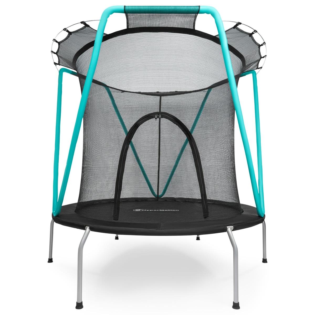 Trampolino Mint 167 cm con rete protettiva - per bambini 3-8 anni - per casa e giardino