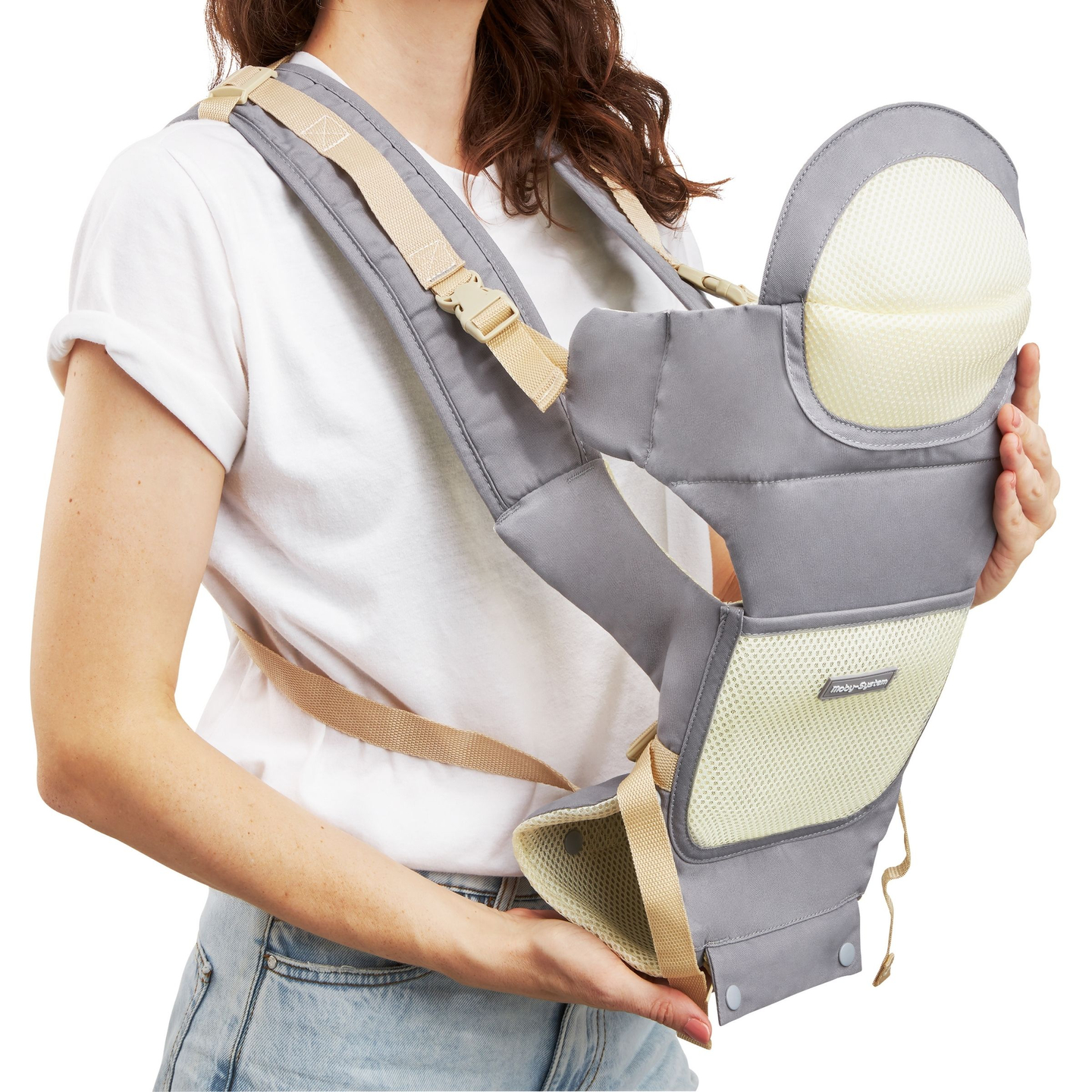 Marsupio ergonomico - AMY 10in1 - 0-36 mesi, grigio