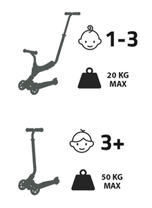 Triciclo di equilibrio HyperMotion 3in1 - rosa