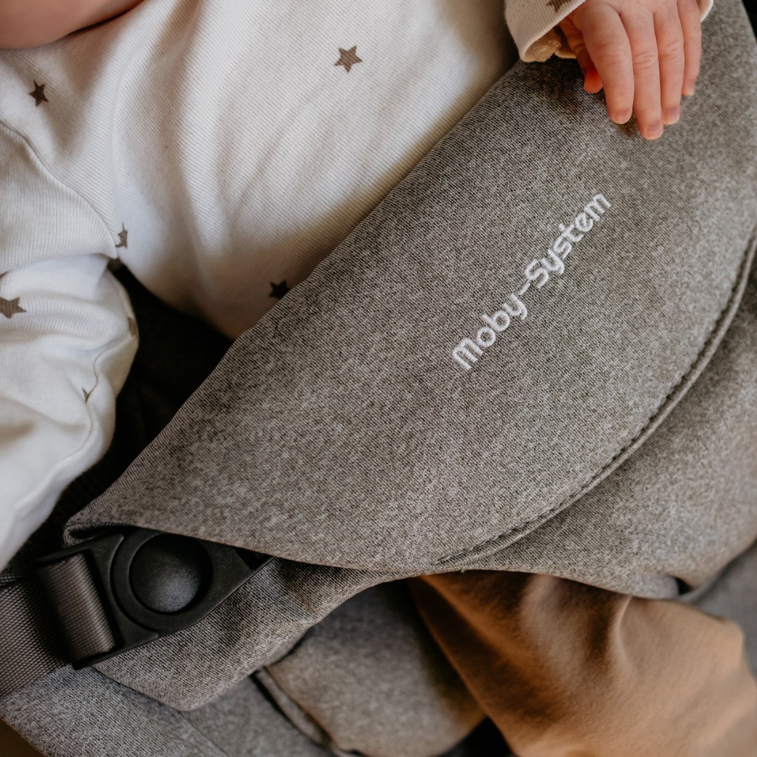 Sedia a dondolo 2 in 1 Moby- Sistema LILY - grigio