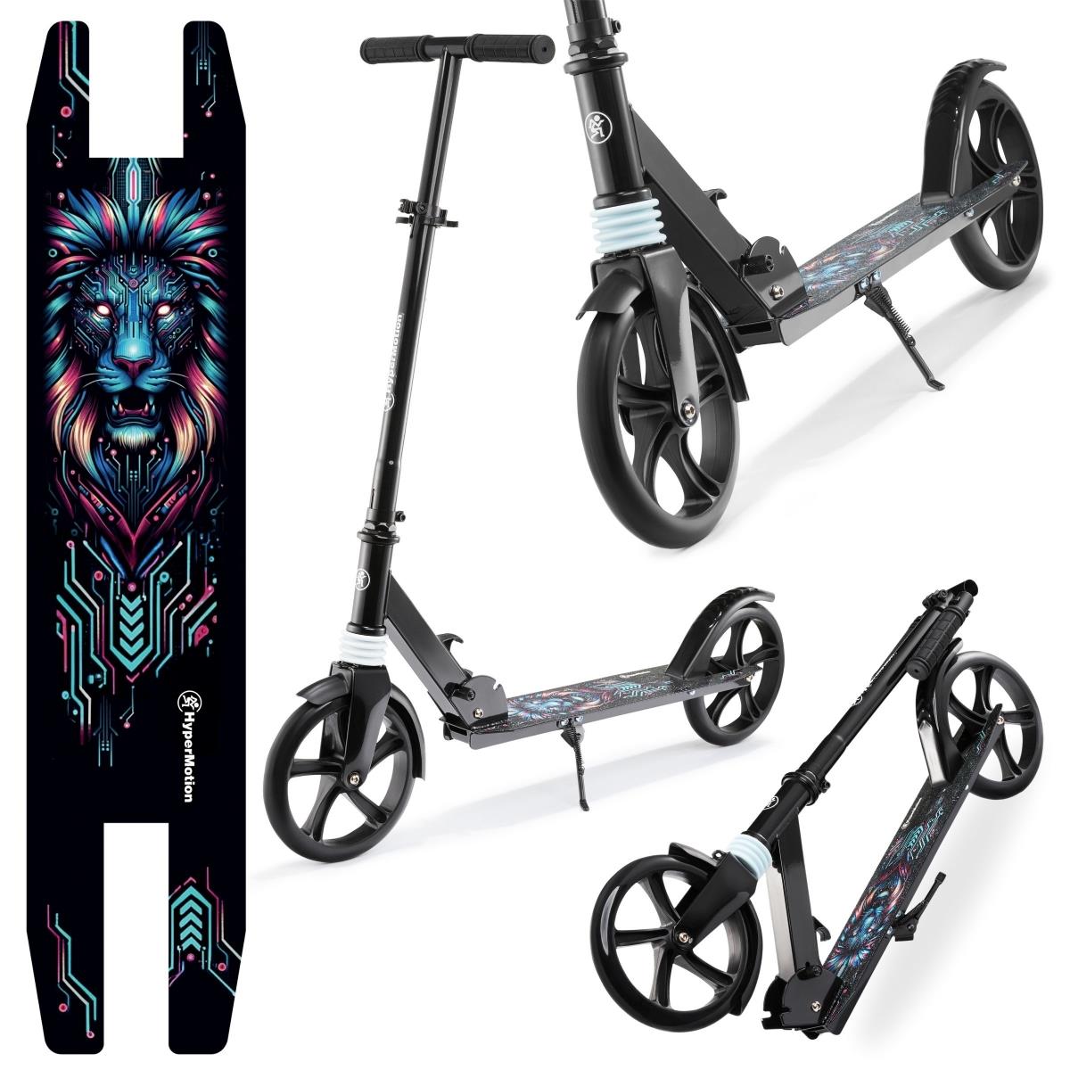 Scooter a due ruote per giovani adulti - con ammortizzatore - Hypermotion CITY SWIFT Digital Lion - 100kg