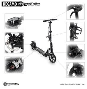 HyperMotion REGAMO scooter per adulti - nero