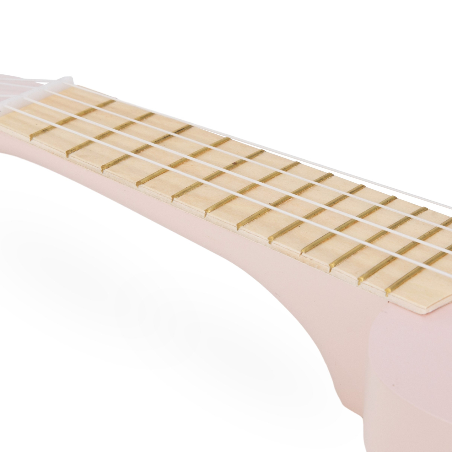 Chitarra di legno per bambini - ukulele - colore rosa