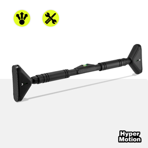 Barra per trazioni regolabile HyperMotion 70–100 cm, 200 kg, nera
