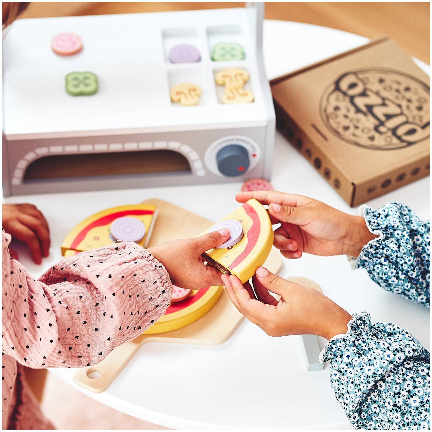 Set da forno per pizza in legno