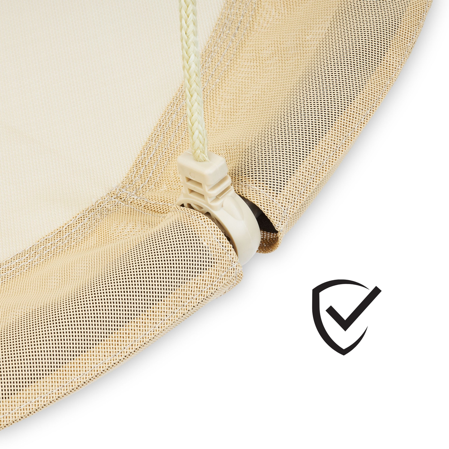 Altalena a nido di cicogna HyperMotion - diametro 100 cm, colore beige boho