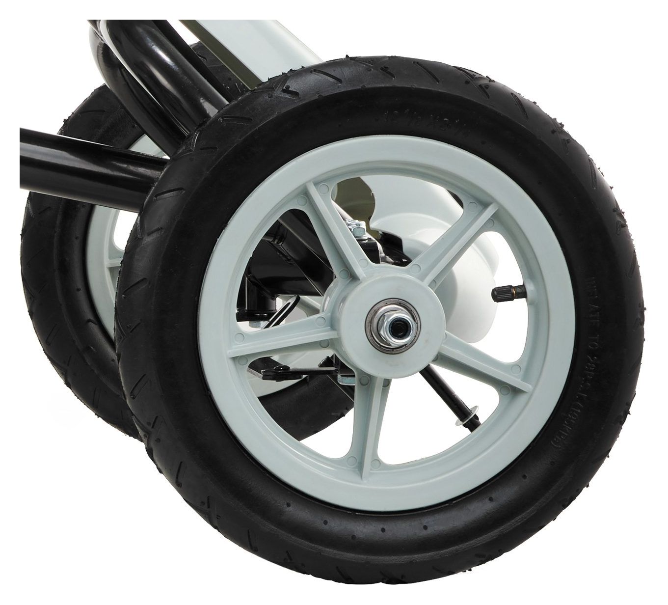 Go-kart a pedali EVOQUE per bambini da 5 a 8 anni - grigio