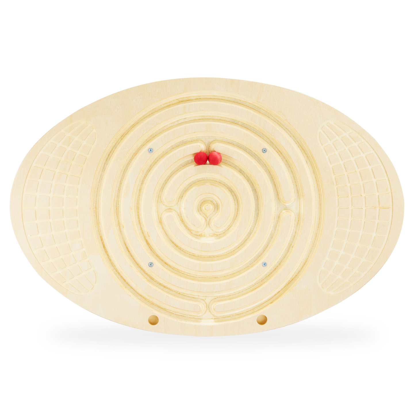 Tavola di equilibrio in legno con labirinto e palline - dondolo di equilibrio