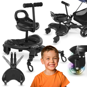 MR BUGGY carrozzina allungabile con sedile - ruote a LED