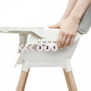 AMELIA sedia per allattamento 3in1 Moby-System, grigio