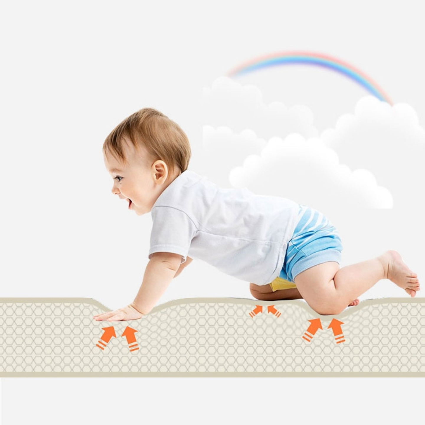 Tappeto puzzle educativo in schiuma 90 x 90 x 1 cm - schiuma EVA - design: strumenti