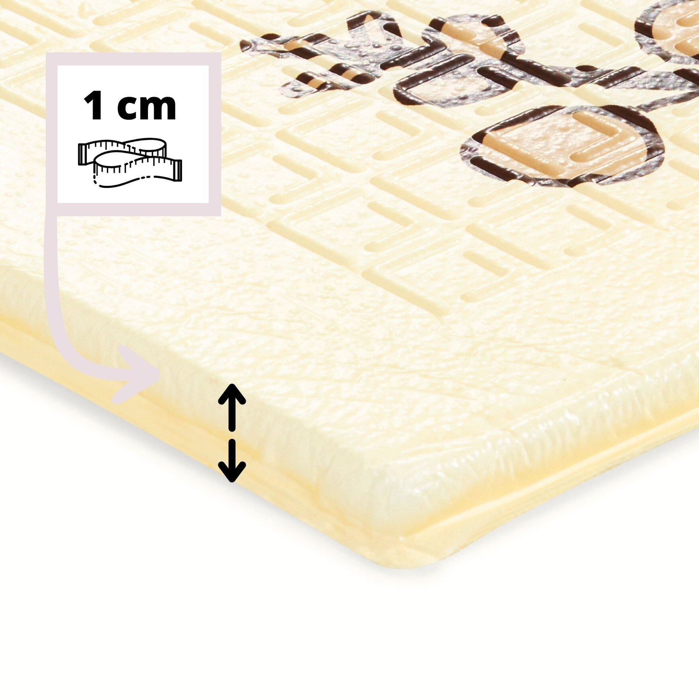 Tappetino in schiuma pieghevole su entrambi i lati 180 x 120 x 1 cm - Magic Forest/Autumn Streets - boho