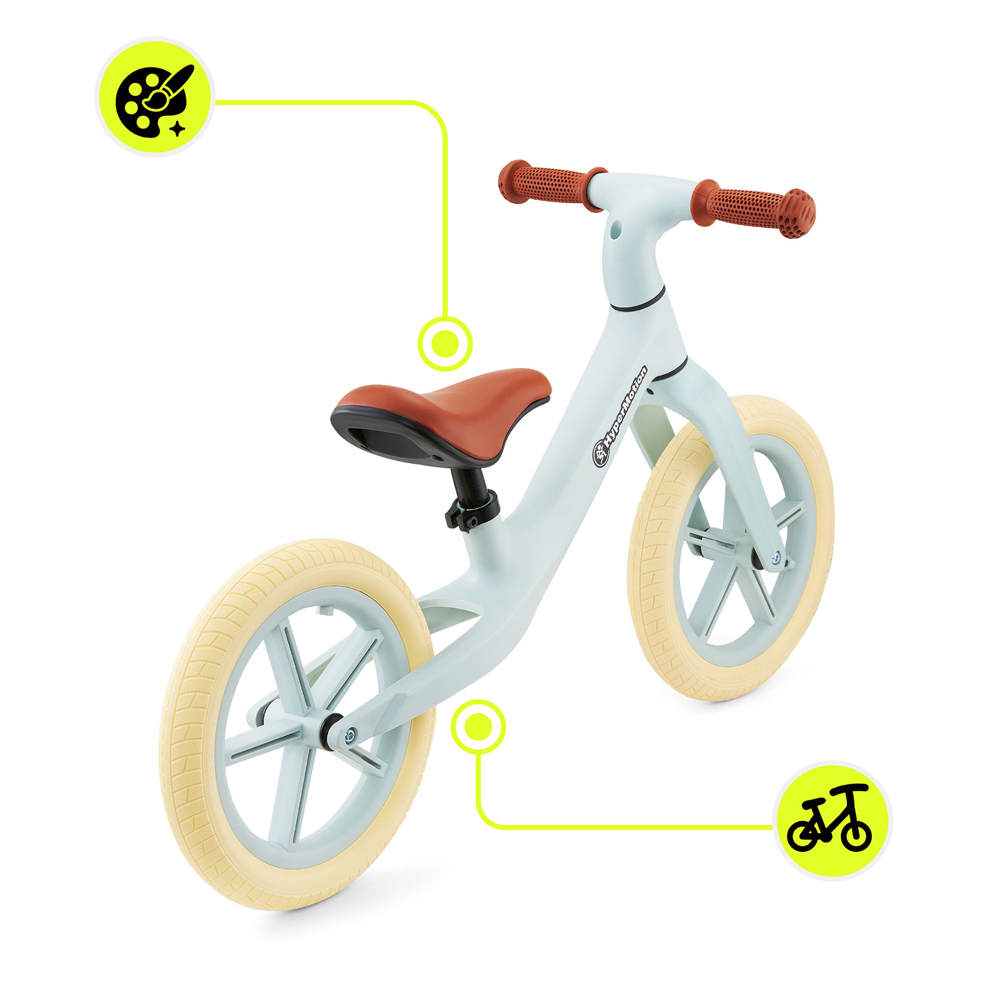 Bicicletta da fondo per bambini HyperMotion Marcelo - nuova di zecca
