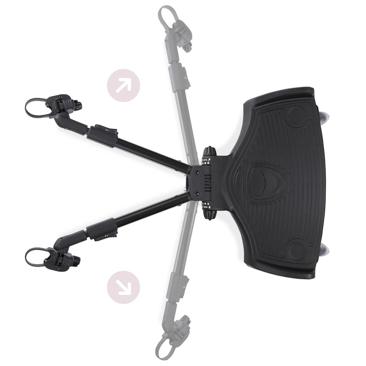 Estensione della carrozzina con sedile regolabile e sistema di fissaggio universale - Moby-System BUGGY2GO