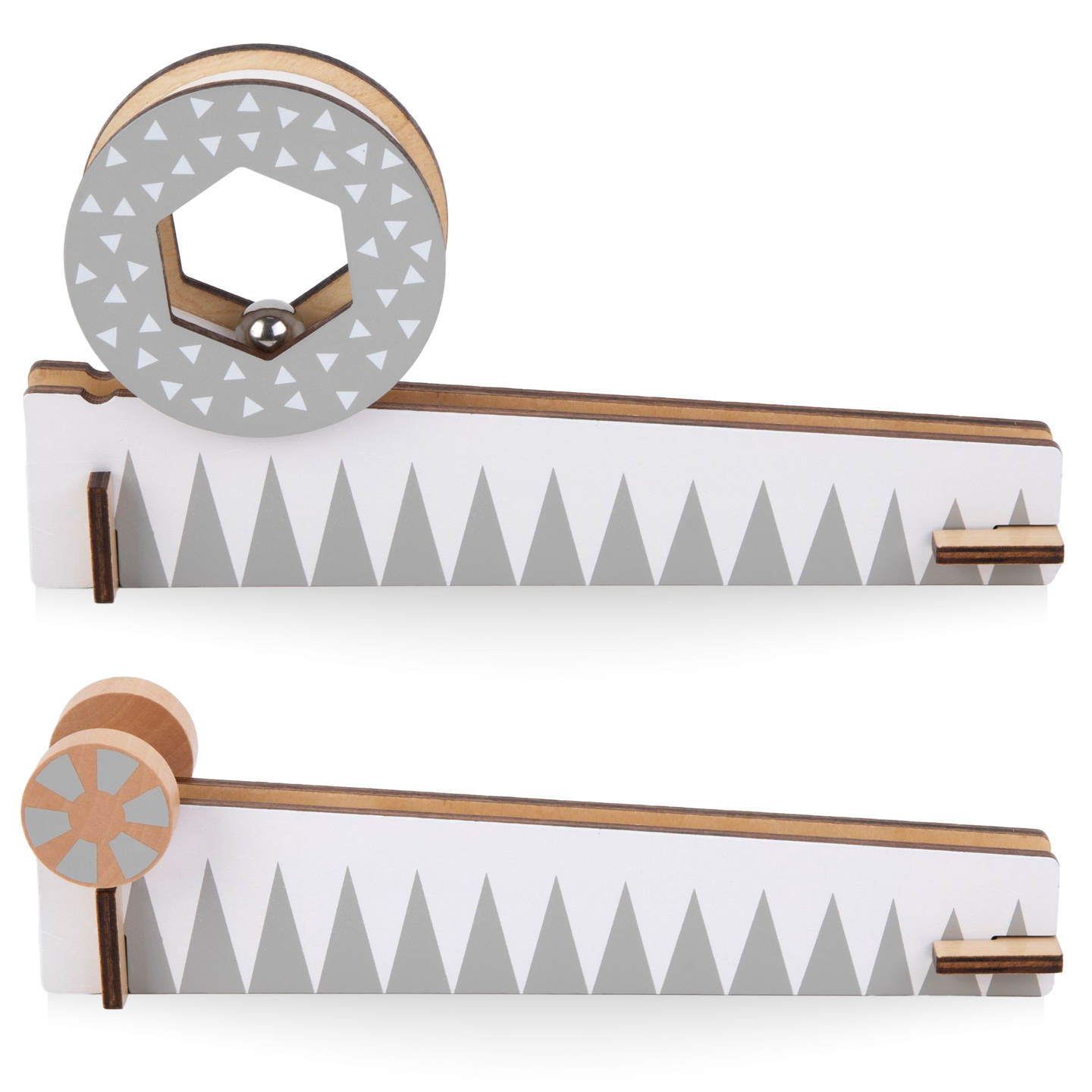 Blocchi di domino in legno - percorso ad ostacoli - 48 elementi