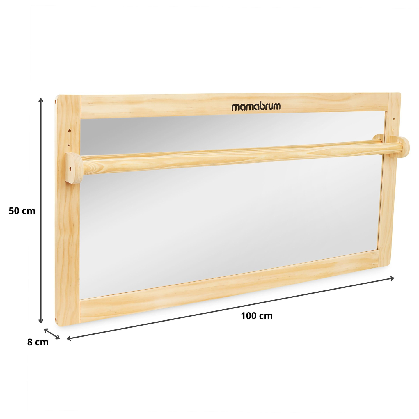 Specchio per bambini con impugnatura regolabile - Montessori