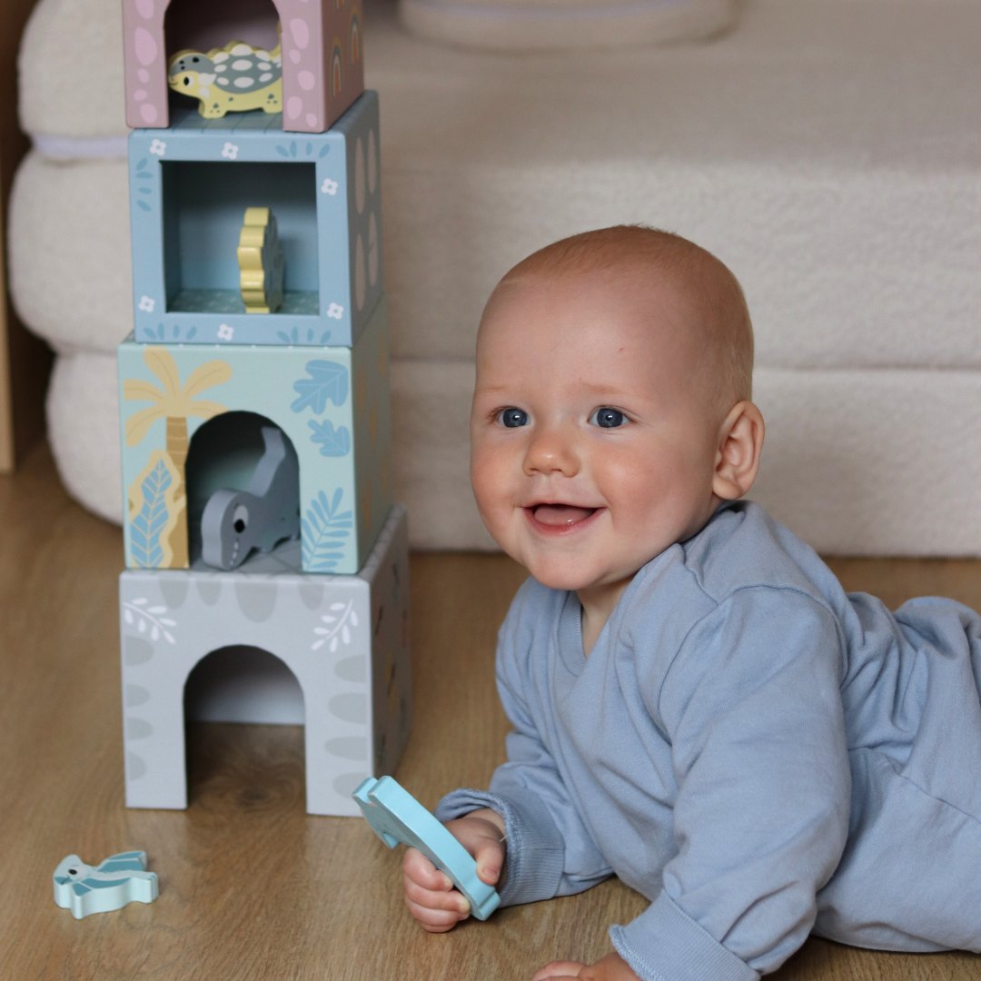 Torre di selezione con figure Dinosauri