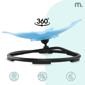 Mini giostra per bambini Pesce - blu