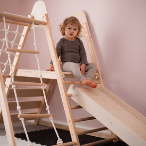 Parco giochi in legno XL 5in1