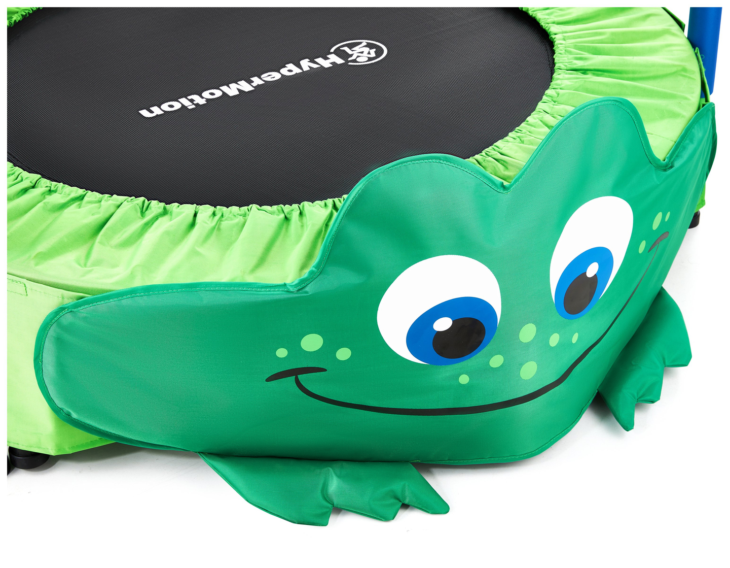 Frog - mini trampolino per bambini - con maniglia - 50 kg max - 91 cm - per casa e giardino