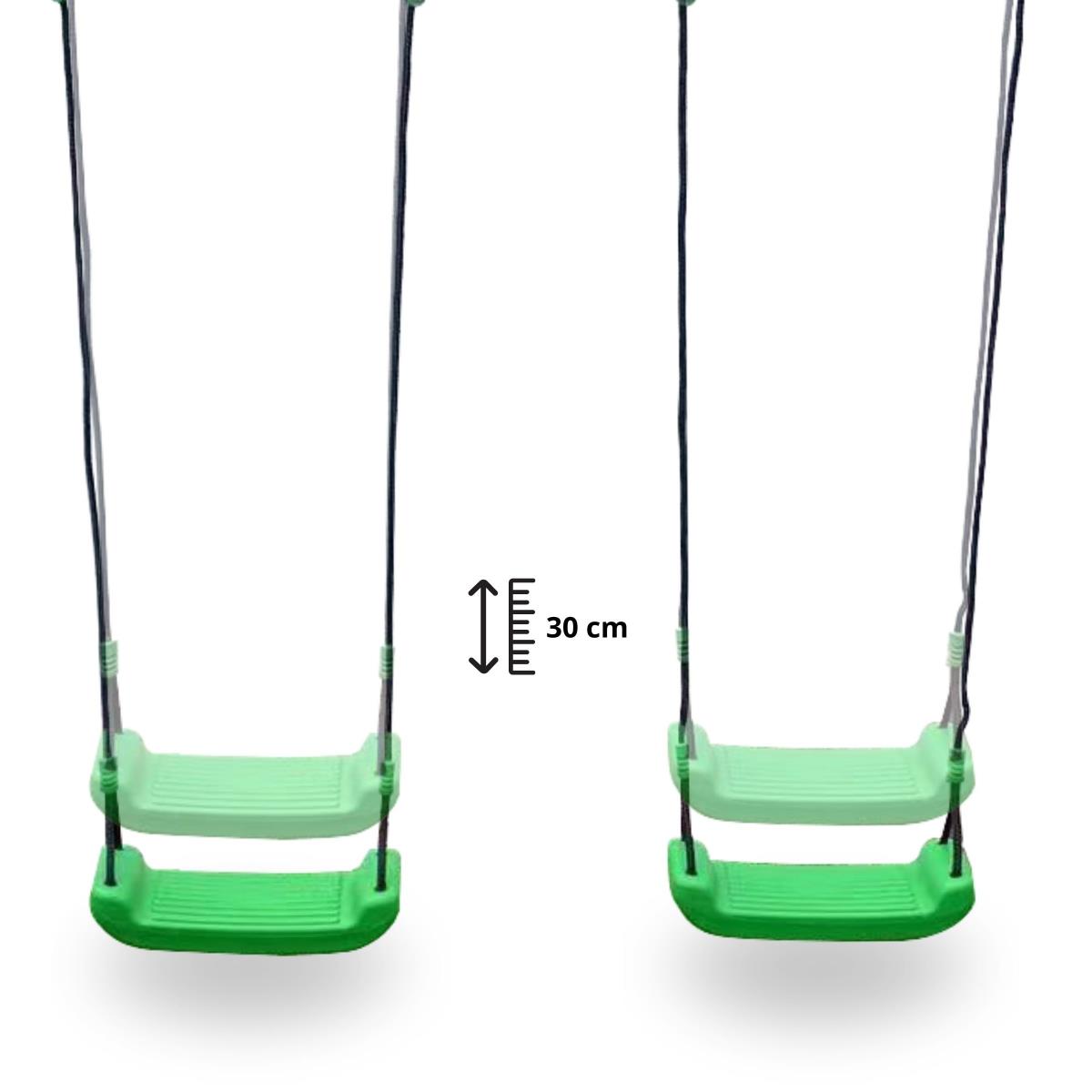 Altalena per bambini da 6 persone - parco giochi in giardino