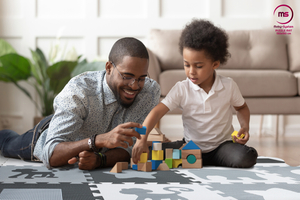 Tappetino in schiuma XL 150 x 150 x 1 cm con bordi - schiuma EVA - grigio