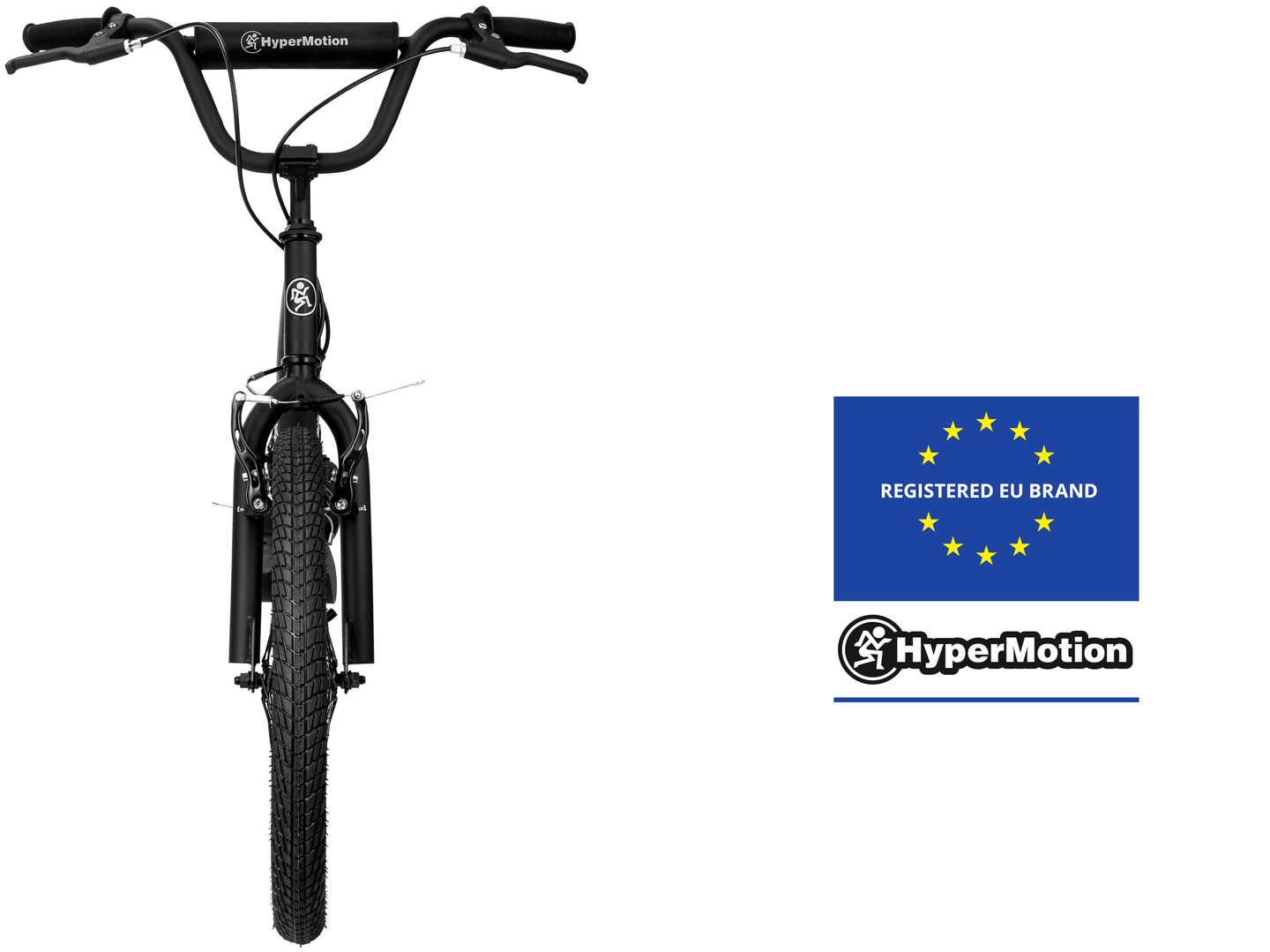 Monopattino da città HyperMotion RIVA con ruote gonfiabili da 50 cm e 40 cm