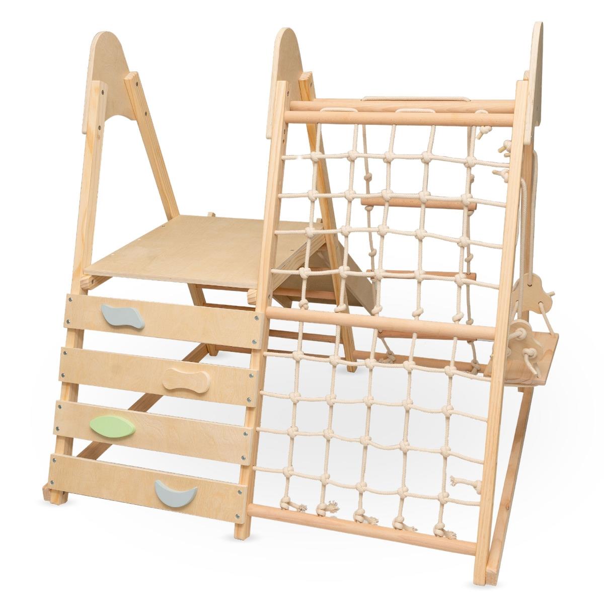 Parco giochi in legno XL 5in1