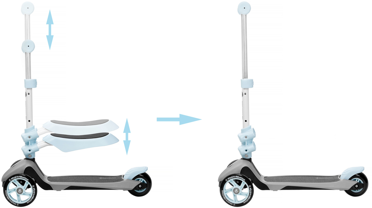 Triciclo di equilibrio HyperMotion 3in1 - blu