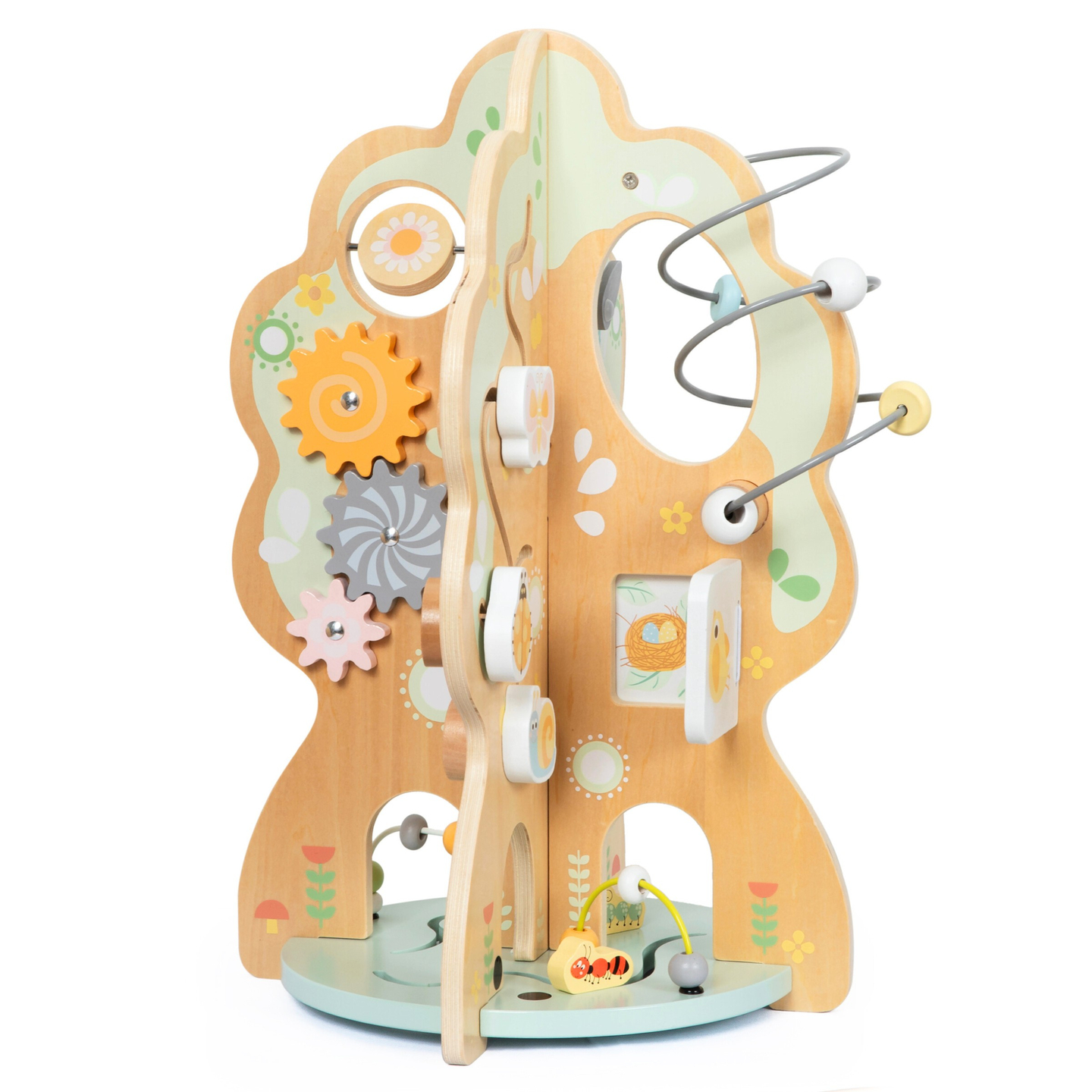 Giocattolo educativo in legno 10 in 1 - albero multifunzionale