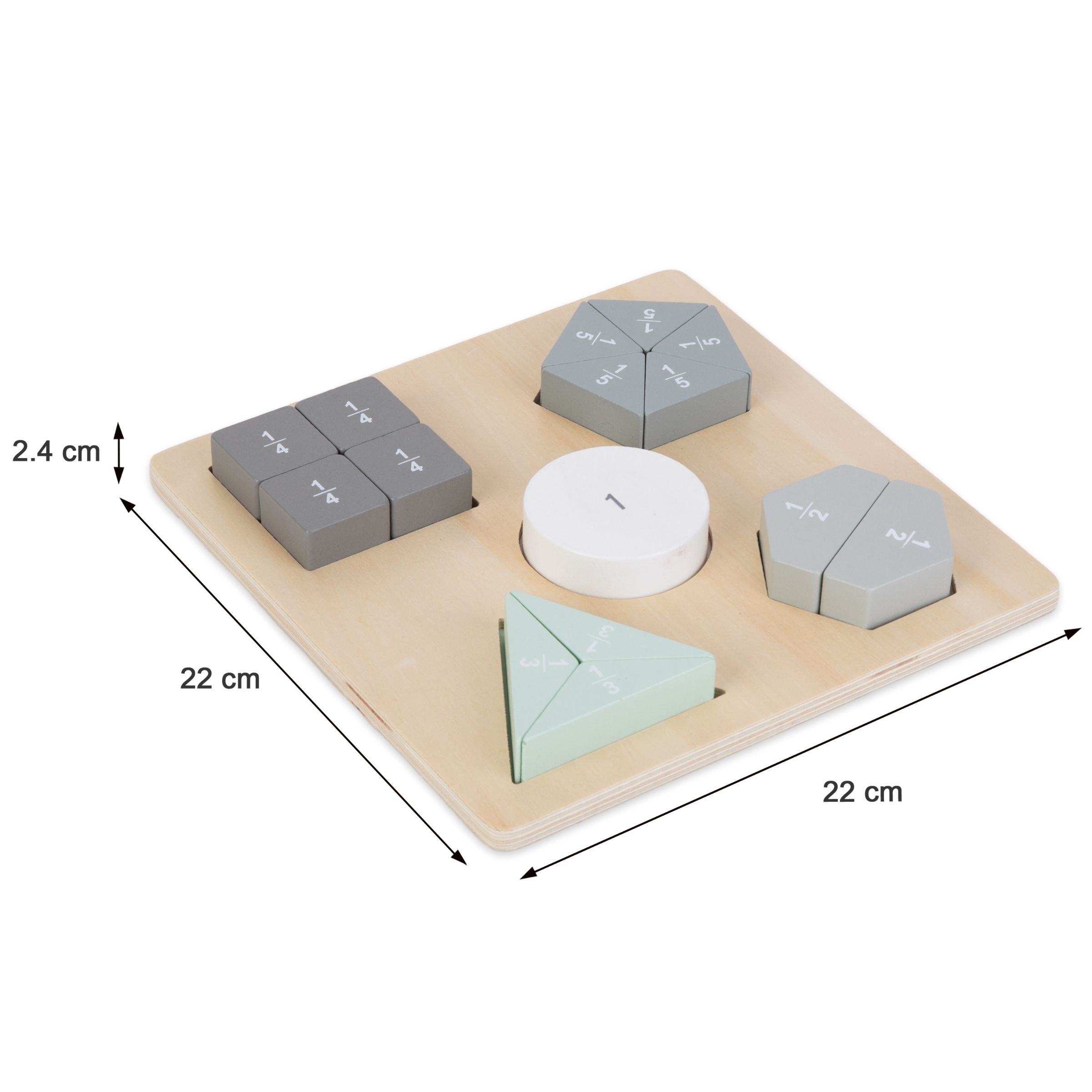 Puzzle in legno Forme geometriche