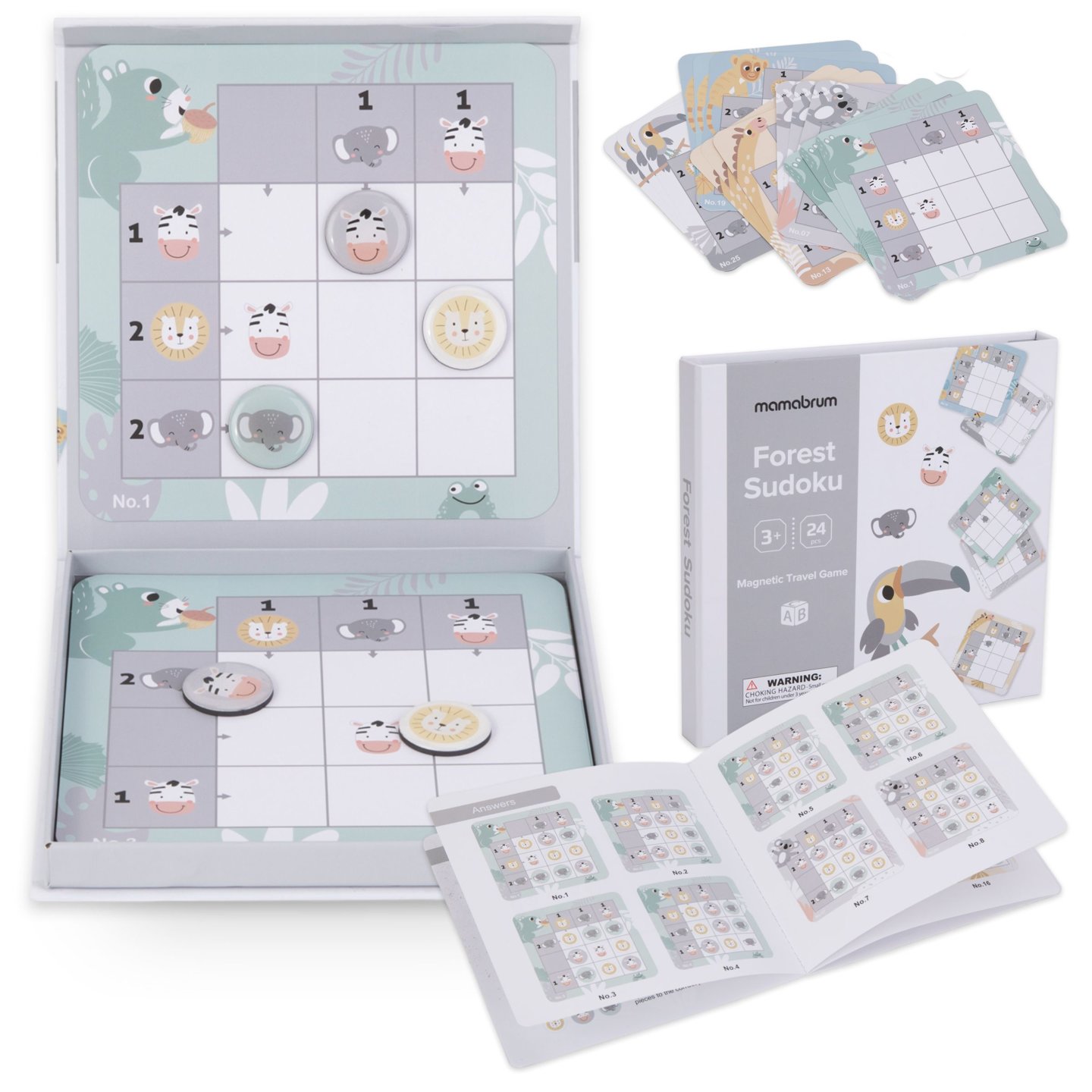 Gioco da viaggio magnetico - Sudoku per bambini