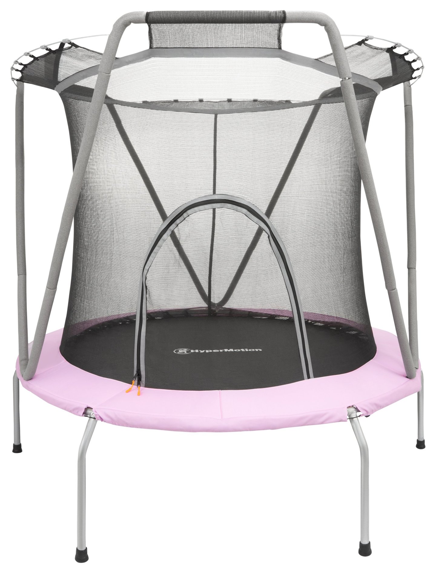 trampolino da 167 cm con rete di sicurezza - per bambini 3-8 anni - casa e giardino